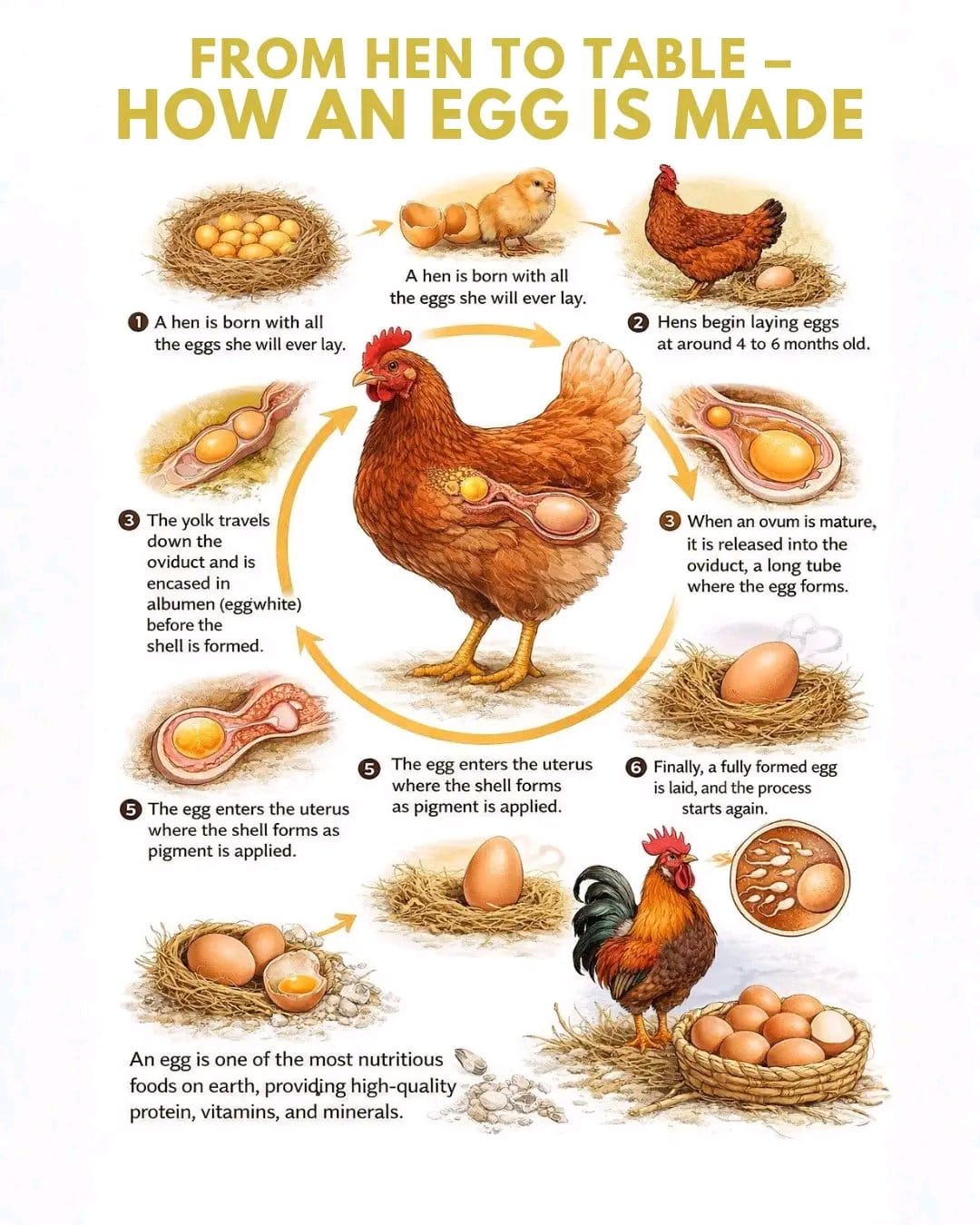 From Hen to Table – How an Egg Is Made